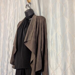 NED Brown Faux Suede Women's Jacket